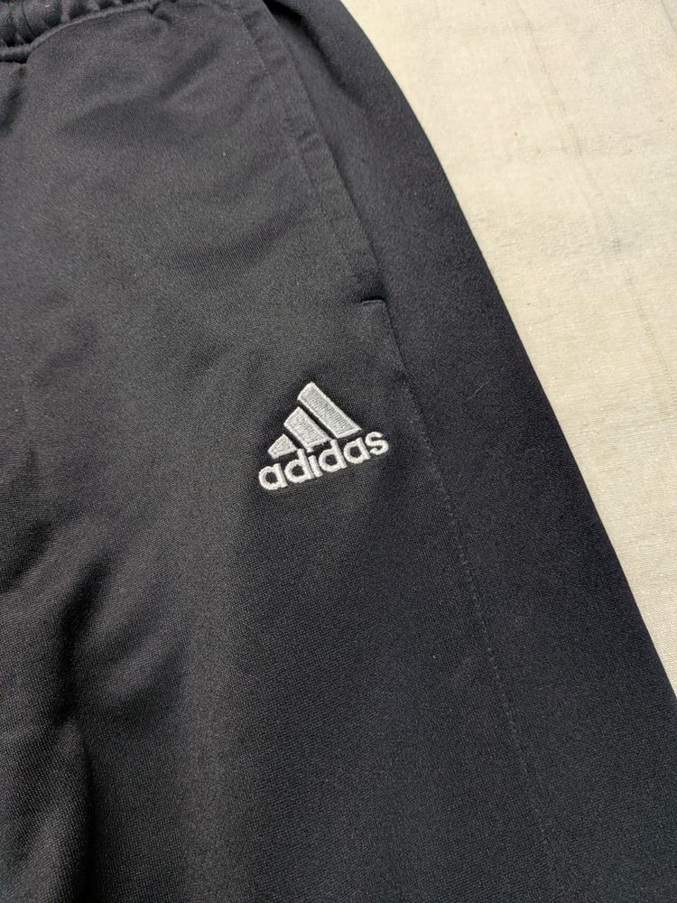 Adidas Black Track Pants 3 Stripes Streetwear Joggers imagen 3